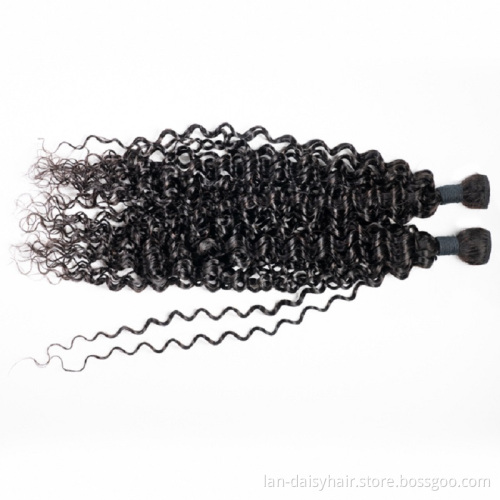 Cheap wholesale kinky curly human hair extensions weave bundles